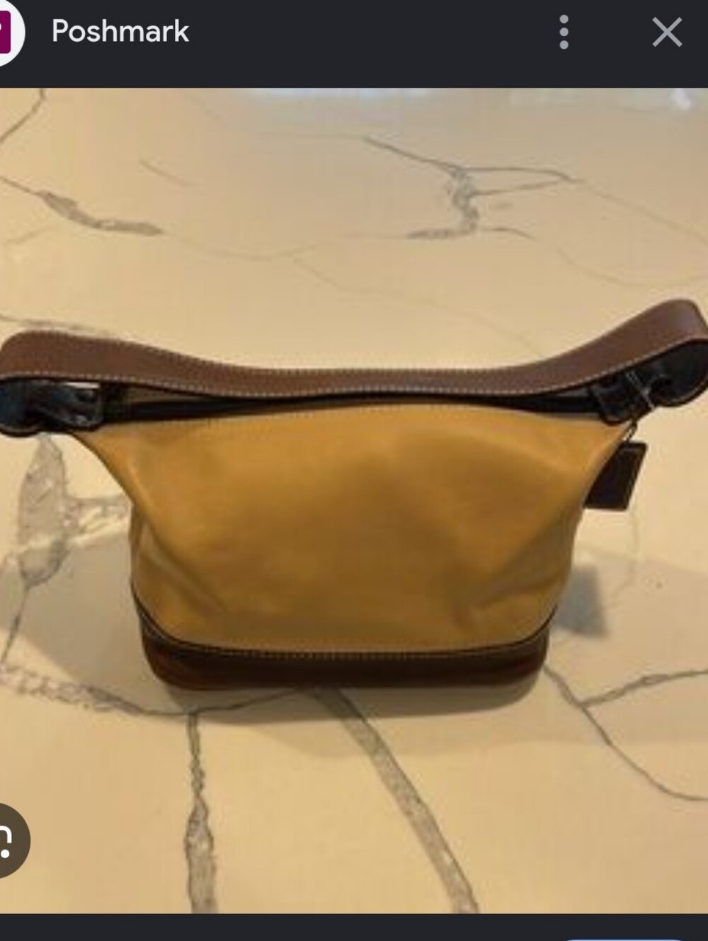 LATICO Brown and Tan Leather Shoulder Bag